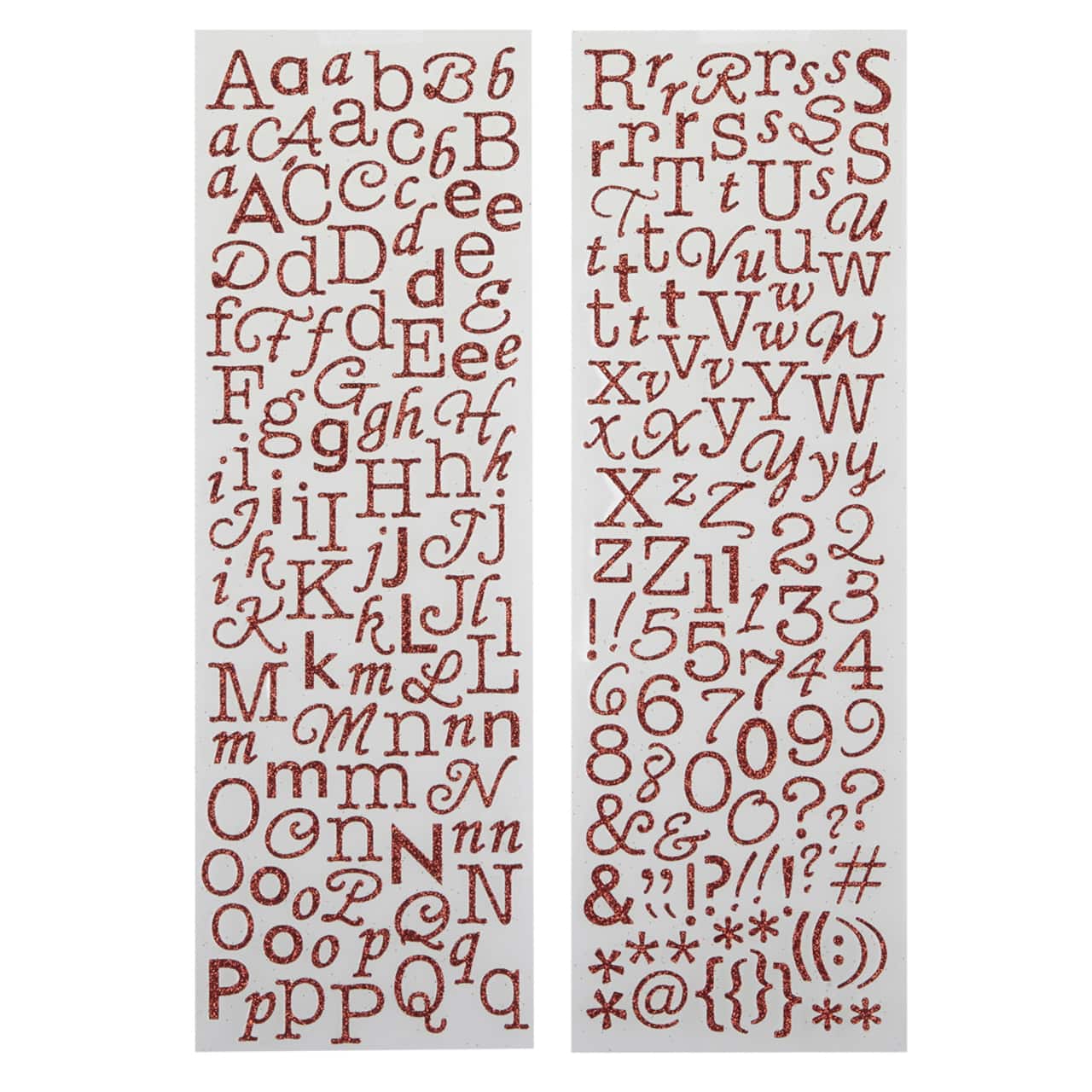 Recollections&#x2122; Glitter Alphabet Stickers